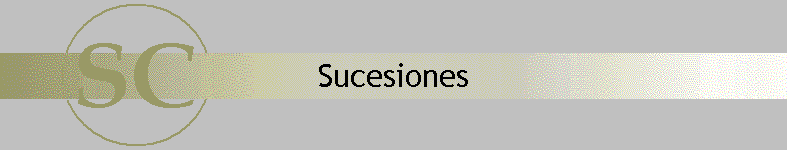 Sucesiones